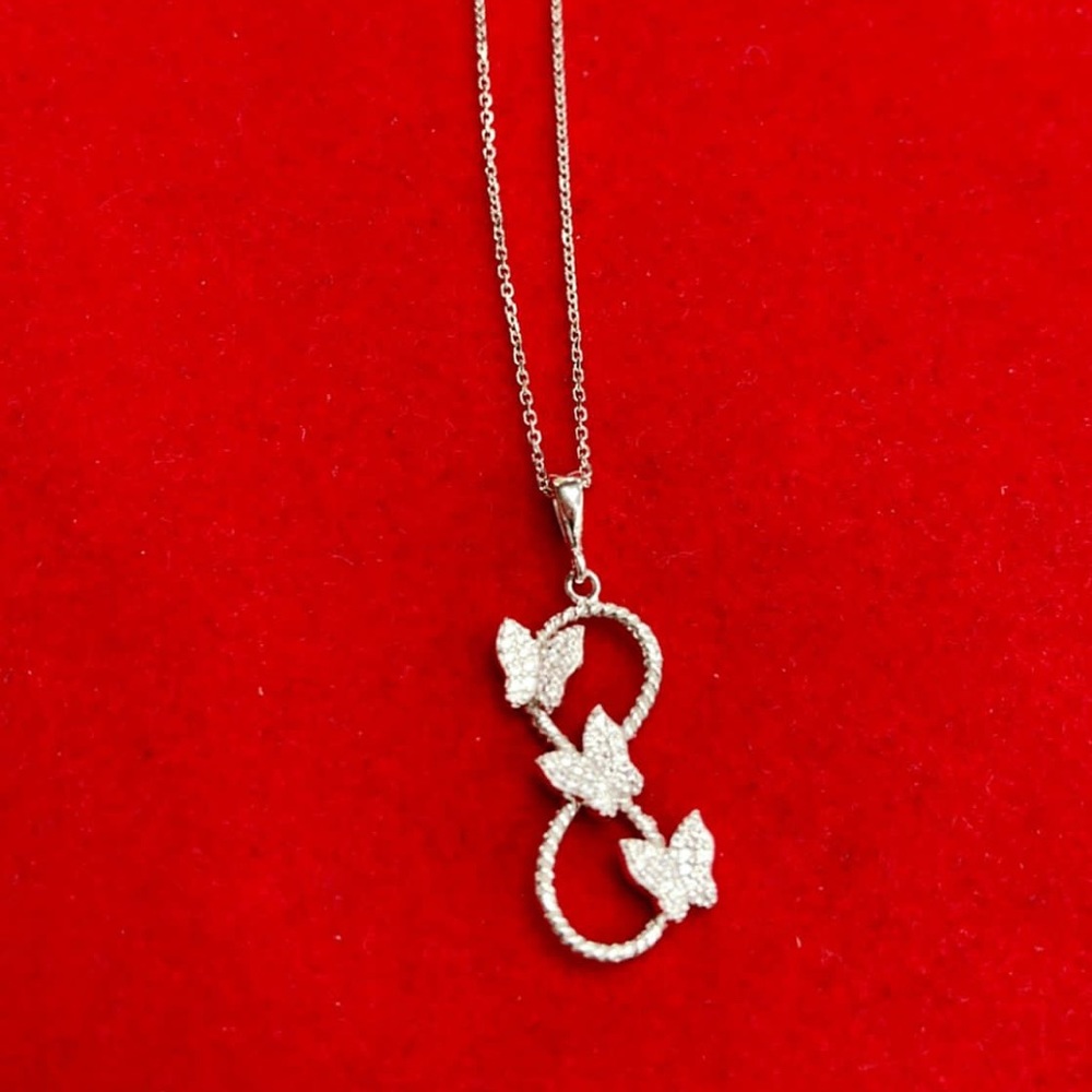 Butterfly pendant silver